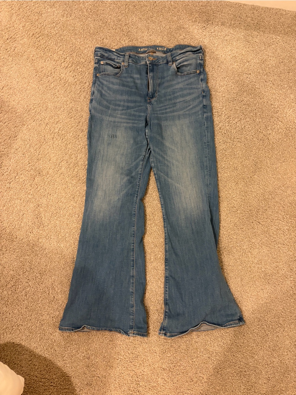 American Eagle Outfitters Medium Blue Flare Jeans